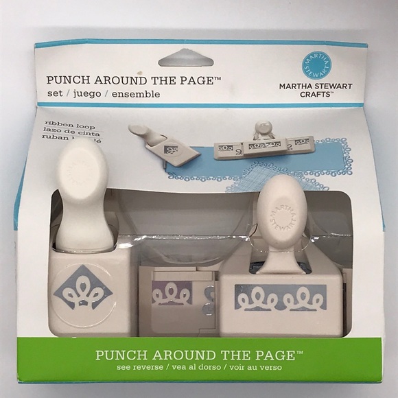 Martha Stewart Paper Punch Ribbon Loop Around The Page NWT 2 Punch set - Picture 1 of 9